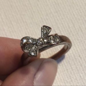 Silver Bow Ring